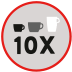 10X