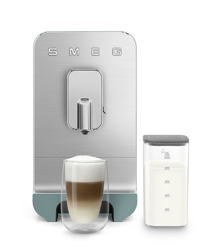 Smeg Macchina da Caffè automatica con sistema latte, verde smeraldo – BCC13EGMEU