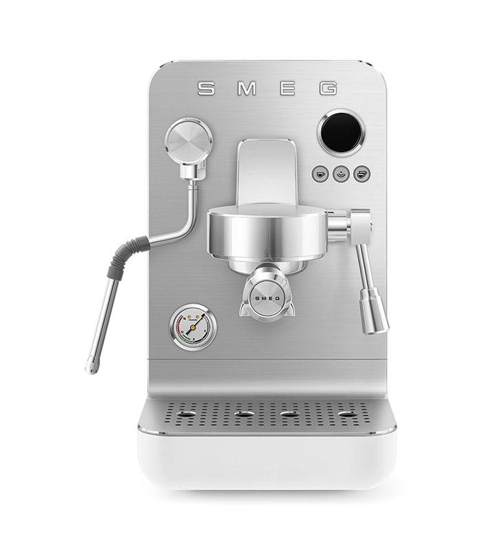 Smeg Macchina da Caffè Espresso Manuale Minipro Bianco Opaco – EMC02WHMEU